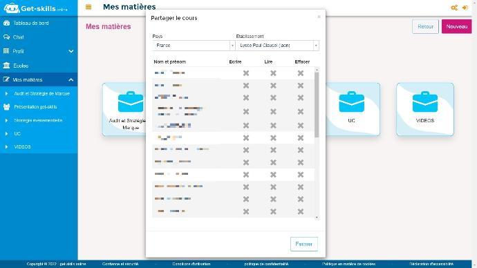 partagez vos cours sur Get-Skills